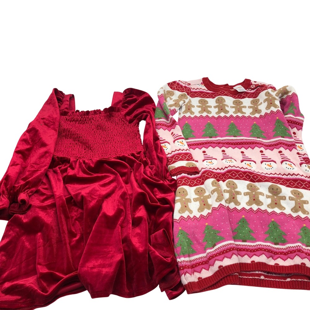 Girls 5T Holiday Dress BUNDLE Christmas Party Dress Sweater Dress Gymboree